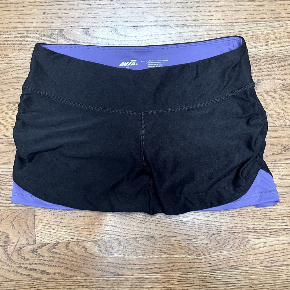 Avia spandex running shorts.